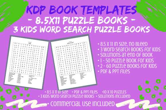 3 Kids Word Search Puzzle Books Bundle: A Strategic Asset for KDP Publishers