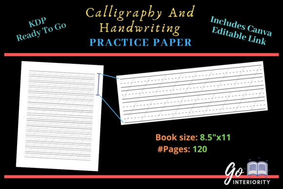 Calligraphy Handwriting Practice Paper: Integrating Structured Interiors into Low Content Publishing Workflows