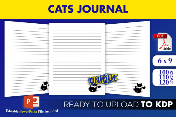 Cats Journal Editable KDP Interior: Strategic Asset for Low-Content Publishing