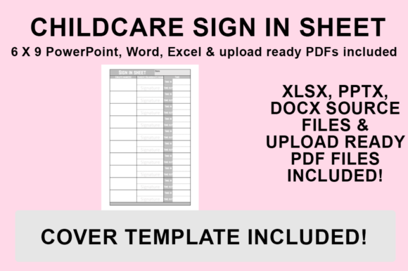 Creating a Standout KDP Interior: Childcare Sign In Sheet Templates for Low Content Publishing