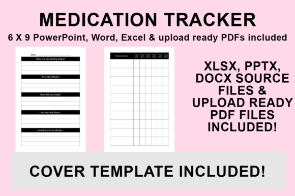 Evaluating KDP Interior Medication Tracker Templates for Custom Publishing
