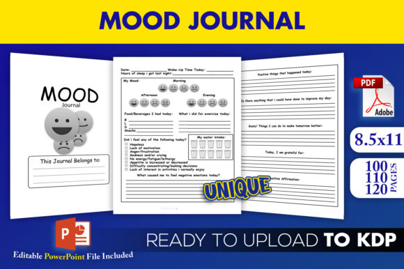 Evaluating the Mood Journal Mental Health Tracker KDP Template for Self-Publishing