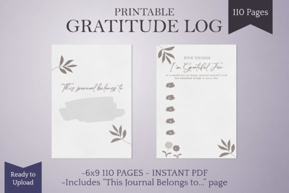 Gratitude Journal Ready to Upload KDP: Technical Specifications and Market Application