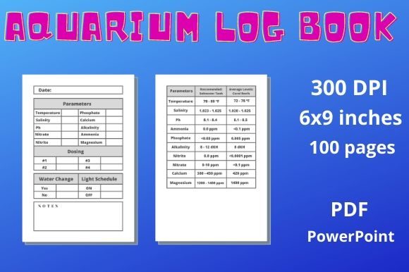 KDP Interior Aquarium Log Book: A Practical Resource for Publishers and Hobbyists