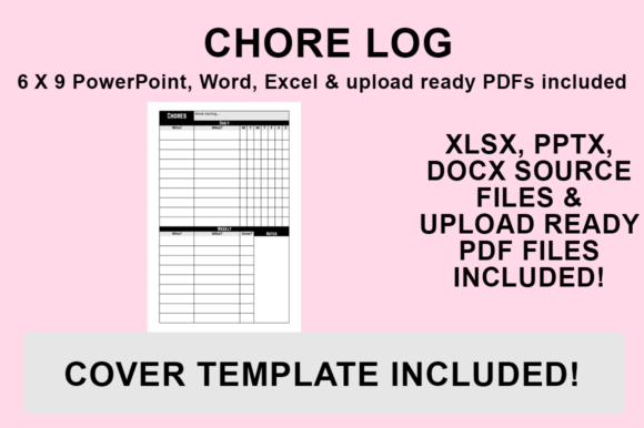 KDP Interior - Chore Log: Streamlining Low-Content Book Creation