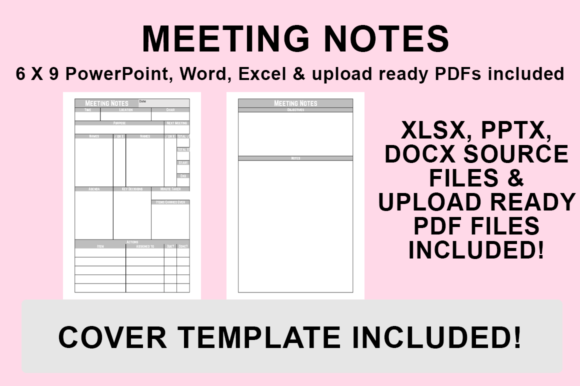 KDP Interior: Custom Meeting Notes Template