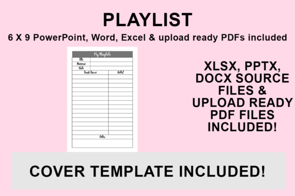 KDP Interior: Playlist Book Design Templates