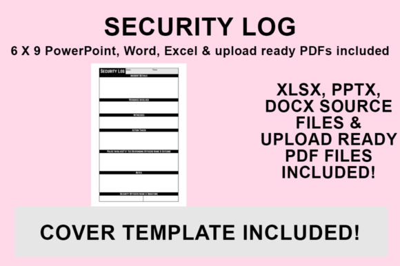 KDP Interior - Security Log Design Template