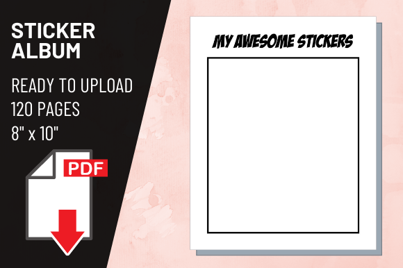 KDP Interior Sticker Album: A Practical Guide to 8x10 No-Bleed Layouts