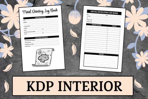 Metal Detecting Log Book KDP Interior: A Practical Resource for Low Content Publishers