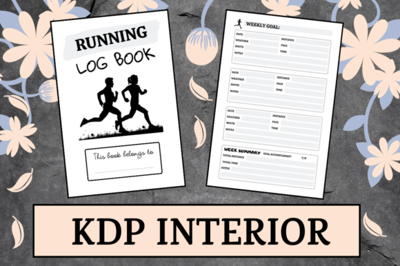 Running Log Book KDP Interior for Publishers