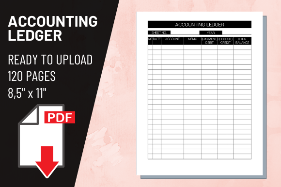 Streamlining Self-Publishing with a Professional KDP Interior Accounting Ledger