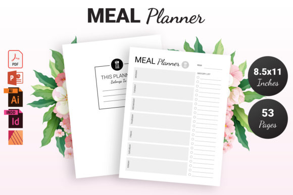 Weekly Meal Planner - KDP Interior: A Practical Resource for Publishers and Personal Organization
